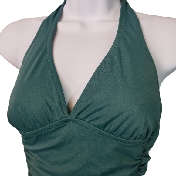 J. Crew ruched halter one piece swimsuit - Picture 3 of 8